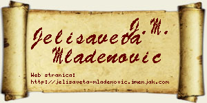 Jelisaveta Mladenović vizit kartica